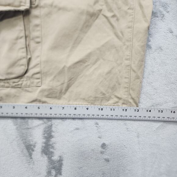 Vintage Y2K Oakley Shorts Mens 36 Tan Cargo Utility Outdoors Drawstring Khaki - Picture 14 of 16